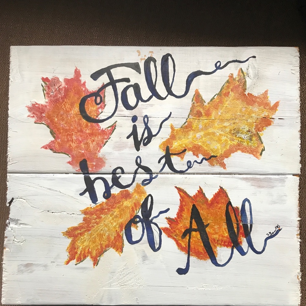 Wooden sign